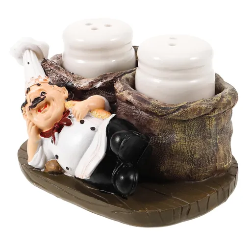 French Chef Sculpture Decoration for Cafe, Steak House, Burger Restaurant,Bakery,Family Dining Table,Kitchen Gadget