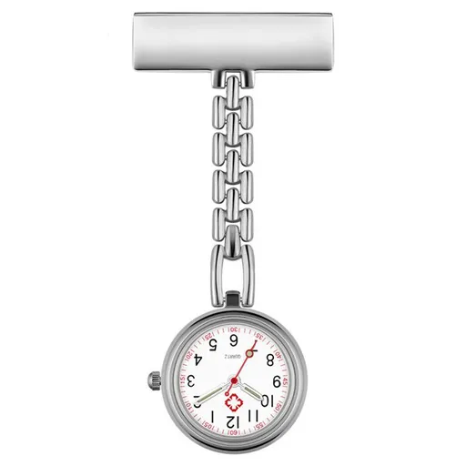 Nurse Lapel Pin Watch Hanging Medical Doctor Pocket Watch Quartz Movement Nurses Watch for Graduation Xmas Birthday Mothers Day