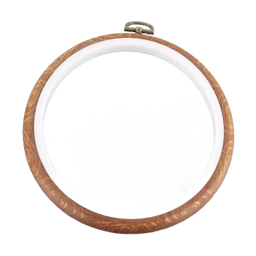 Embroidery Hoop Wood Circle Crossing Stitch Hoop Rings for DIY Embroidery Sewing