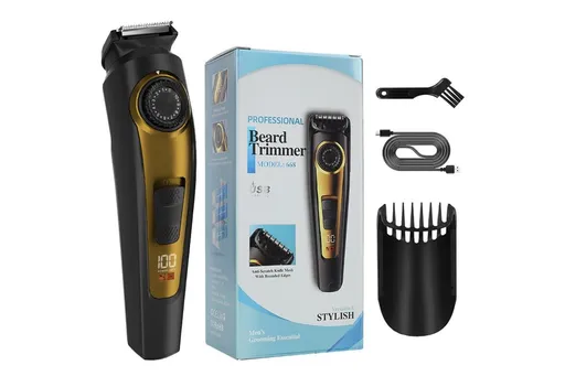 Beard Trimmer For Men Electric Adjustable Grooming Trimmer For Beard