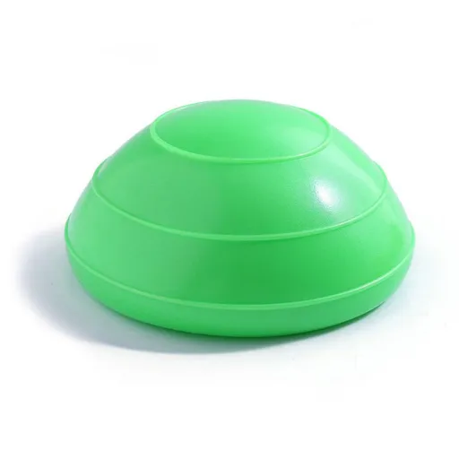 Mini Half Balance Ball PVC Exercise Yoga Pilates Training Ball 16cm - Green