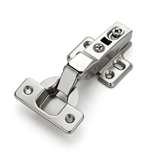 Half Overlay Soft Close Cabinet Hinges | Concealed Kitchen Cabinet Hinges, Heavy-Duty Adjustable Design, Easy Installation, for Frameless Cupboard Hardware - Silver - Size 10 PCS