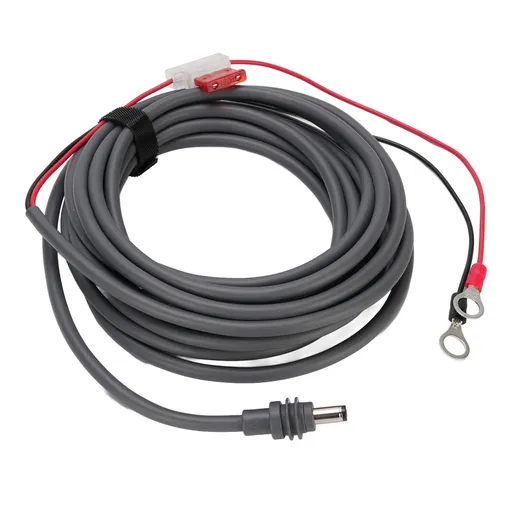 Satellite Power Cable DIY 18AWG Wiring Extension Cord With Automotive Fuse Holder ATC ATO DC Plug 5m / 16.4ft