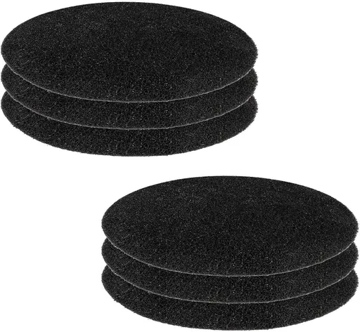 Kitchen Compost Bin Filters - 6-Pack Replacement Countertop Compost Bin Filters - Round 6.7 Inches