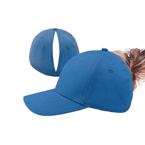 Magnetic Ponytail Cap Rhine Blue