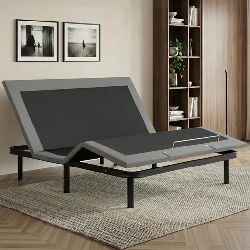 Artiss Adjustable Bed Frame King Size Electric Bed Base Wireless Remote Control Zero Gravity Power Bed Foundation