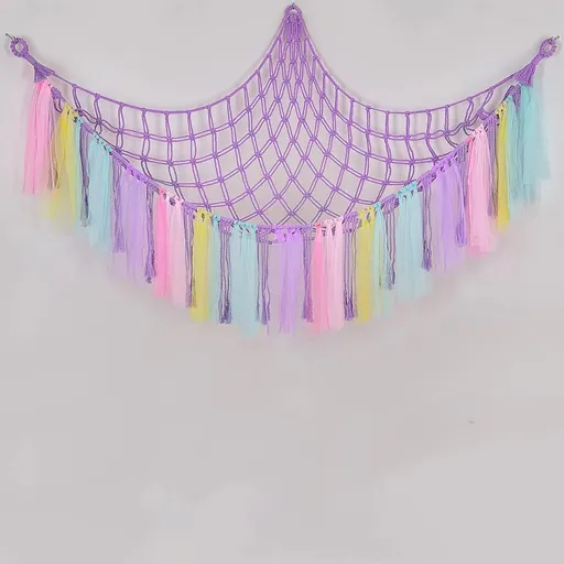 Stuffed Animals Net or Hammock, Toy Hammock Hanging Stuffed Animals Storage Organizer Holder Room Décor for Nursery Kids Bedroom（only bag,without LED strip）