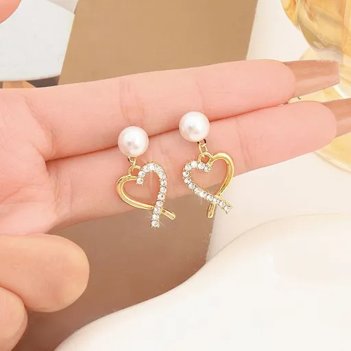 Valentines Day Earrings For Women Heart Earrings For Girls Heart Dangle Earrings Valentines Day Gifts for Her Heart Earrings