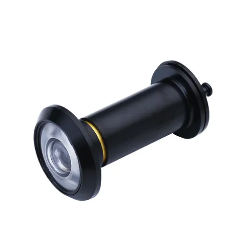 Black Cat-Eye Door Mirror , 1x Cat-Eye Door Mirror Home Optical Glass 220 Wide Angle Peephole Door Scope Viewer Door Viewer Door Scope with Heavy Duty Privacy Cover Wide Viewing Peephole One Size Black