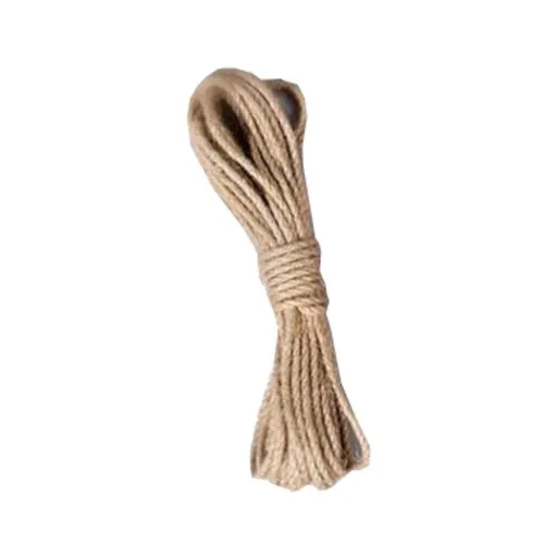 House Of Dasein 4Mm-12Mm Natural Burlap Jute Twine Retro Rope String Handmde Craft Wedding Home Decoration Cords - 10M - Style A