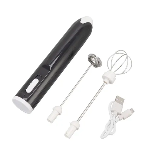 Electric Egg Beater Portable Multi Gears Milk Frother Rechargeable Kitchen Restaurant Coffee Cream Mixer