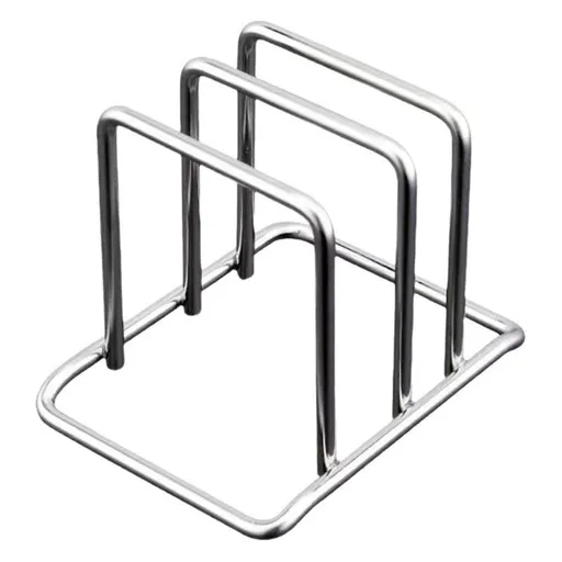 Small Size Stainless Steel Wire Cutting Board Holder, Cutting Board Rack Organizer Kitchen, Wire Chopping Board Stand Cutting Board Storage Rack Organizer