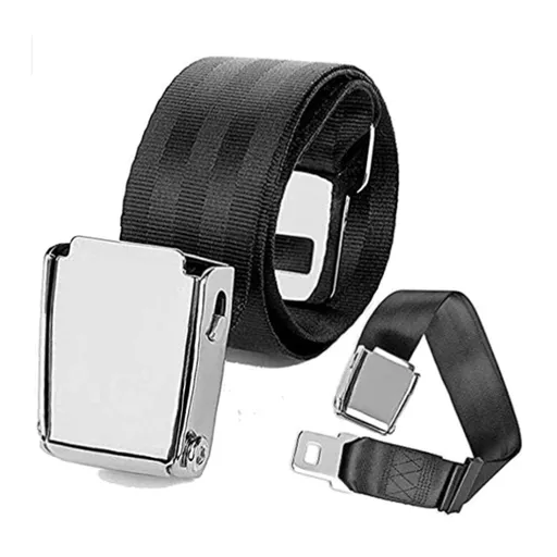 Adjustable Airplane Seat Belt Extender - Universal Seat Belt Extender for Airplanes - FITS All Airlines in Except Southwest