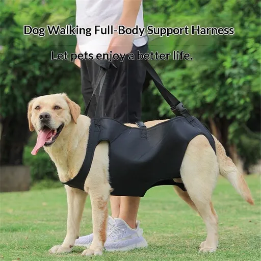 Full Body Lift Harness for Dogs,Canine Support Rehabilitation Dog Carrier Slings with Handles,Adjustable Lifting Straps Full Body Dog Lifting Harness (L)