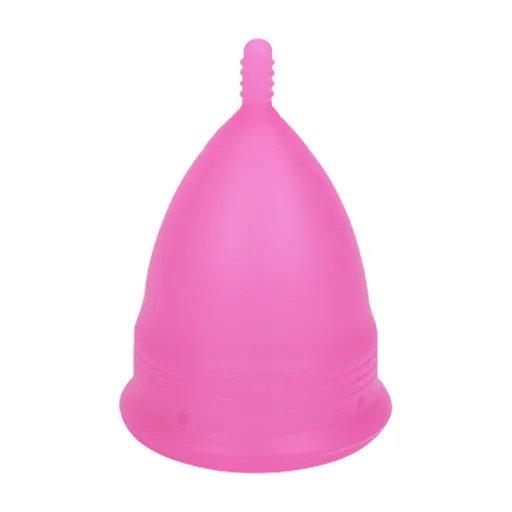 2PCS Reusable Medical Grade Silicone Menstrual Cup(XS Size) & 2PCS Matching Sterilizer Box - Microwave Safe Disinfector Case, Heat Resistant 130°C (Pink Set)