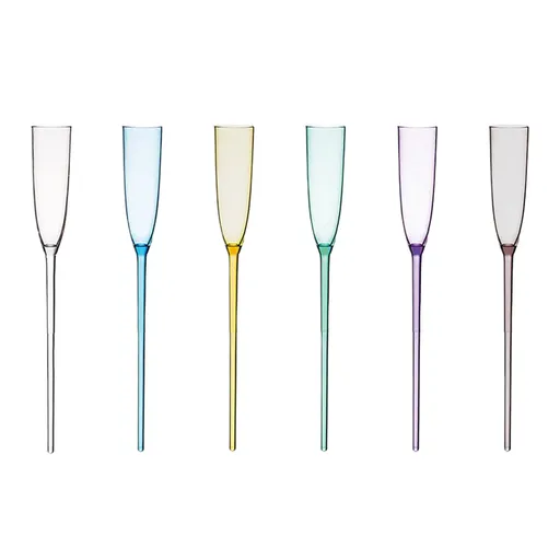 Glass and Bottle! Floating Champagne Flutes Floating Champagne Glasses for The Pool Floating Wine Glass Champagne Flutes Bouquet Vintage Acrylic Colorful Transparent Glasses B