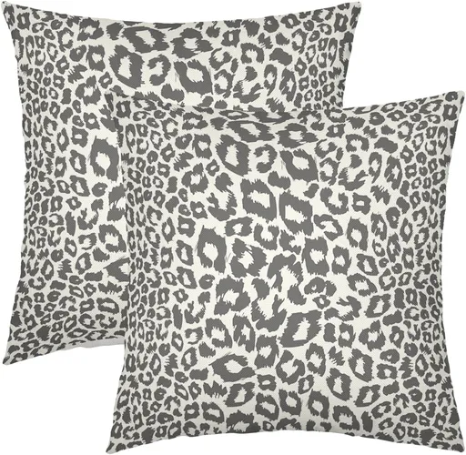 Lime Green White Leopard Print Pillow Covers 18x18 Inch Set of 2 Cheetah Animal Spots Decorative Throw Pillows For Couch Farmhouse Chinoiserie Pillow Cases Home Decor For Room Sofa Bed Porch Outdoor 20" x 20" Burgundy