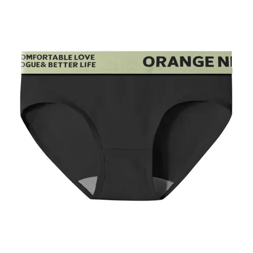 CaediKovrd Women Cotton Briefs Hip Lift Modal 6572-green and black M.