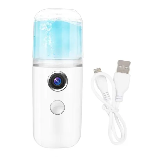 Nano Facial Mist Sprayer, 30ml Atomization Machine Face Moisturizing Hydration Refreshing Face Care Use USB Charging