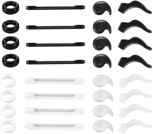 16 Pairs Eyeglasses Retainers, Premium Silicone Anti-Slip Eyeglass Holder, Comfort Ear Grip Hooks Protectors for Spectacle Sunglasses Reading Glasses Eyewear1