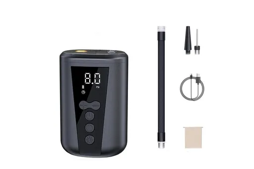 Electric Ball Pump with LCD Display Preset Pressure for Basketball Soccer