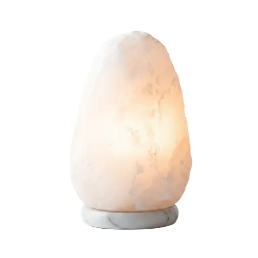 Orku 3-5Kg Himalayan White Salt Lamp - Natural Rock Shape Night Light