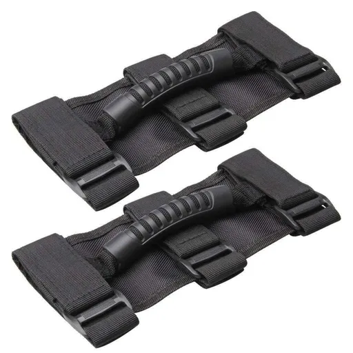 Ergonomic Automotive Overhead Support Grip Oxford Cloth Car Ceiling Handle for All Cars Anti Slip Surfaces Texture