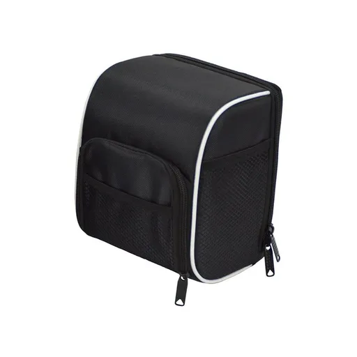 Cycling Bike Bicycle Handlebar Bags Front Baskets Black with Rain Cover, for and Folding Bikes Easy to Install for Essentials