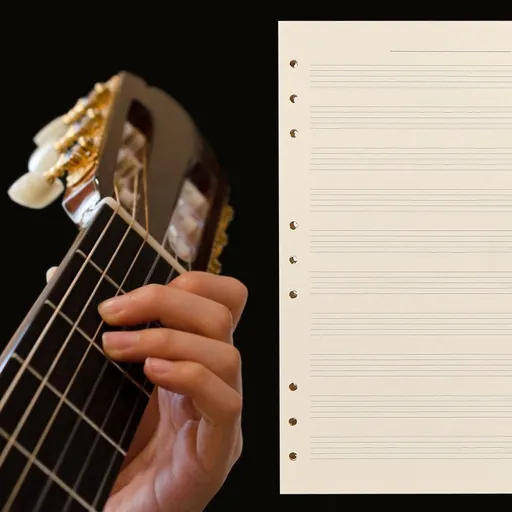 Notebook Refill for Musicians White 3Mm Spacing Smooth Writing