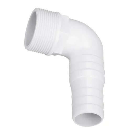 2pcs Plastic 90 Degree Angled Hose Connector Elbow Fitting Simple Installation for Swimming Pool Pump And Filter System