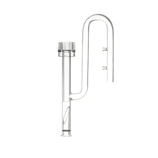 Aquarium Glass Inlet Outlet Pipe Fish Tank Filter Oil Film Remover Plant Holder - Oil removal inlet-12mm