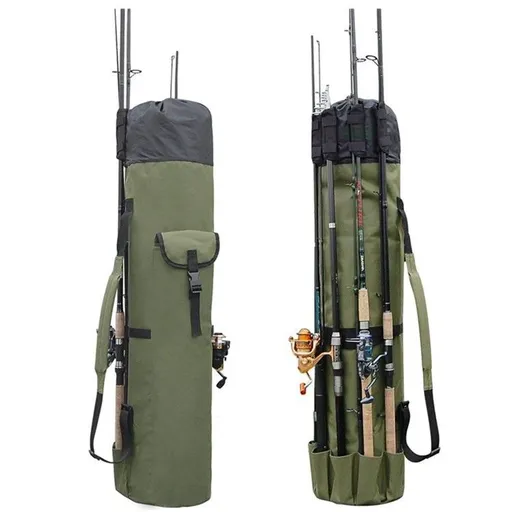 Fishing Rod Carrier Fishing Pole Bag Fishing Rod Case Fishing Bag Fishing Gear Equipment Fishing Rod Bag Travel Carry Case Large