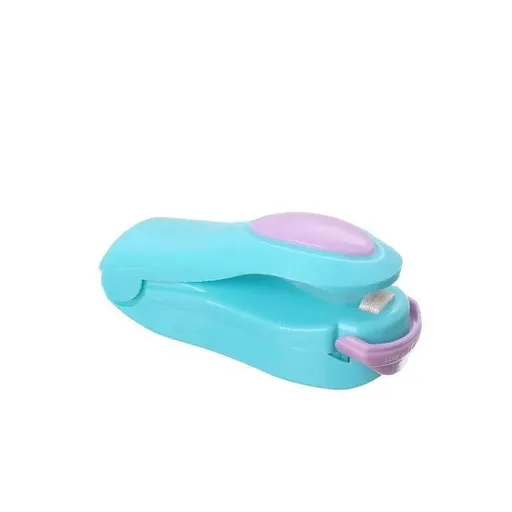 Handheld Mini Heat Sealer Poly Bag Sealing Machine Food Portable Plastic Small - Blue