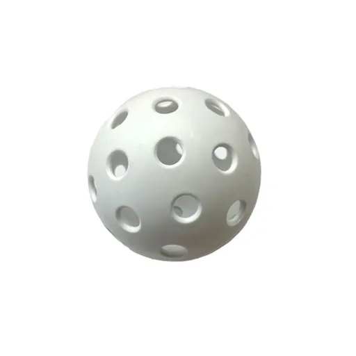 15Pcs 74mm White Pickleballs 40-Holes