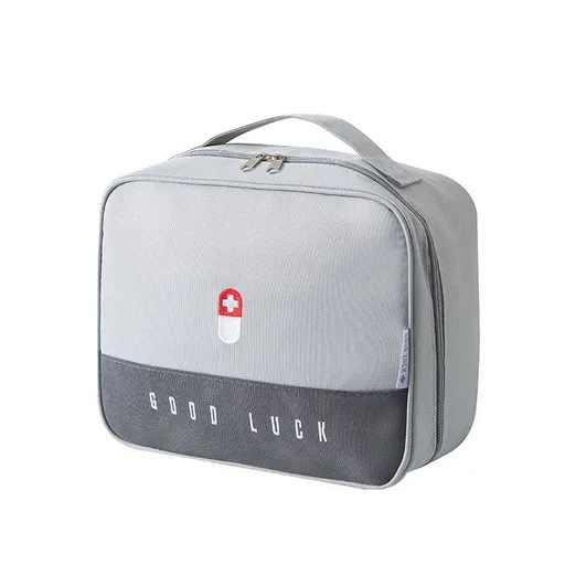 Bag points First Aid Kit Travel Storage Bag A-701 Large Gray