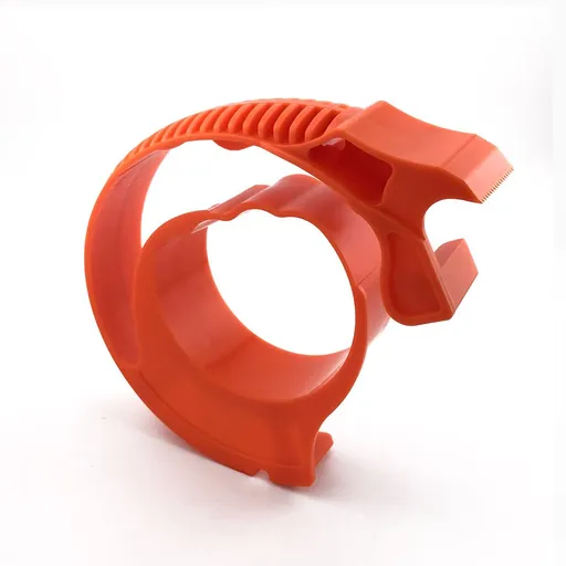 Handheld Masking Tape Dispenser with Tear-Off Serrated Edge and Assorted Color Paper Tape Rolls for Painting, DIY Crafts, Labeling, and Surface Protection Tasks (Grout Tool Only(Orange))