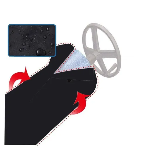 20ft Swimming Pool Solar Reel Protective Cover Winter Solar Reel and Blanket Covers for Inground Pool, Black