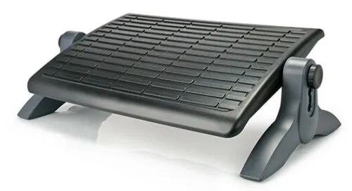Footrest Ergonomic Design Adjustable Height 9cm to 14cm Plastic Surface