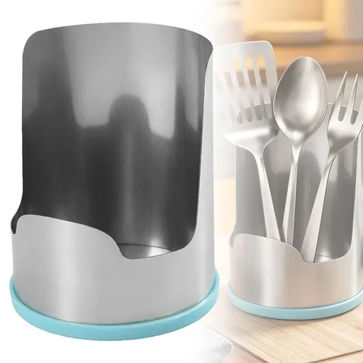 Multi Functional Kitchen Utensil Holder Stainless Countertop Organizer For Pot Lids Spatulas Cutting Boards Saving Vertical Tool Rack For Cooking Utensils