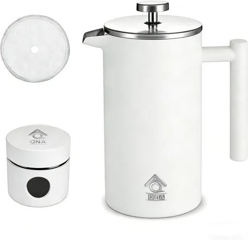 French Press Coffee Maker 350ml with Coffee Bean Can + Extra Filter Gift Set