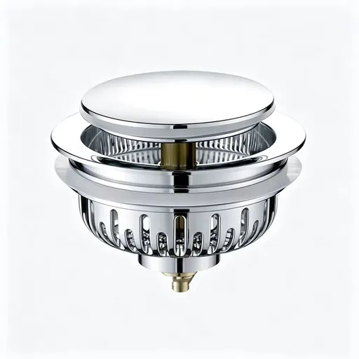 2024 New Upgraded Sink Bounce Core Drain Strainer,One-Piece Kitchen Basin Bathtub Strainer Upgraded Brass Cartridge Sink Stopper