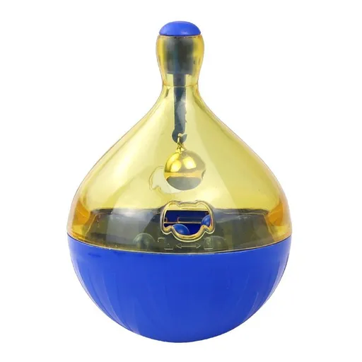 Parrot Foraging Toys Tumbler Ball with Bell,Intelligence Train Interactive Puzzle Treat Tumbler Ball for Bird Parrot Budgie