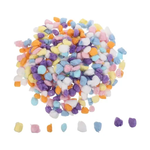 Multicolor Decorative Poms for Craft Making Soft Cotton Balls