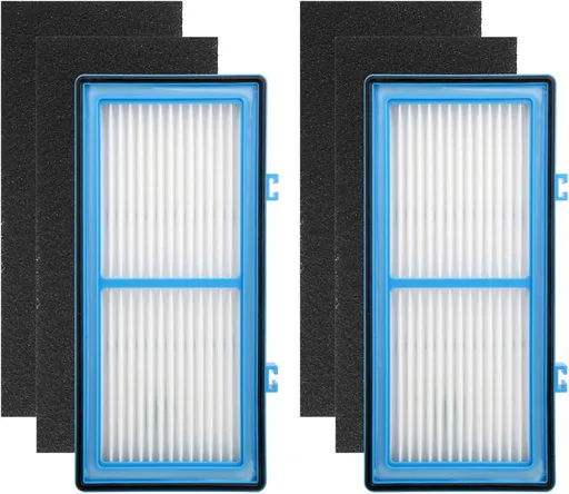 Aer1 ilter Replacement or Holmes Air Puriiers AER1 Type Total Air ilter Replacement ilters or HAP30AT and HAP242-NUC, 2 True HEPA ilters + 4 Carbon Booster ilters
