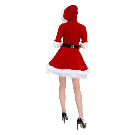 Guangzhou Green Bird Garment Factory Women Xmas Dress Red XL Size: XL; Height (cm): 170-175; Weight (kg): 60-65; Bust (cm): 94-98; Waist (cm): 78-82; Shoulder width (cm): 40; Length (cm): 64