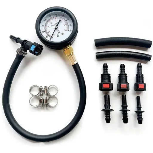 Fuel Pressure Test Kit Truck, Motorcycle Kit for Car Pressure Tester Fuel Pressure Gauge Fuel Injection Pump