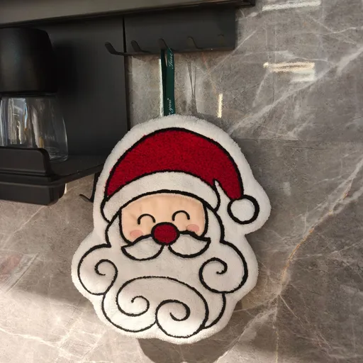 2Pcs White Beard Santa Claus Ornament