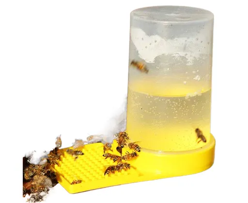 3Pcs Bee Waterers Beekeeping Equipment - Yellow