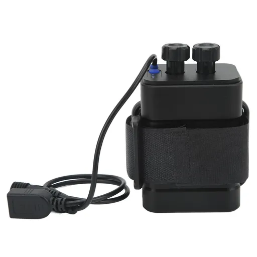 Battery Charge Case Box ABS Waterproof 8.4V for 6pcs 18650 Lithium Batteries USB DC Two Ports with Cable for Outdoor Traveling Camping