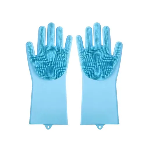 Reusable silicone dishwashing Household Cleaning Dishwashing gloves Bathroom,Pet Bathing, Cars, Fruit and More